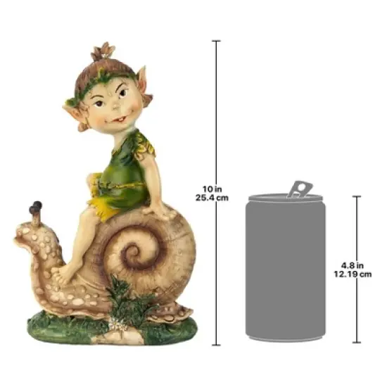Design Toscano Pixie Pete Elfin Gnome Garden Statue image {5}