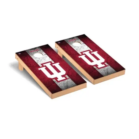 NCAA Indiana Hoosiers Premium Cornhole Board Vintage Version image {1}
