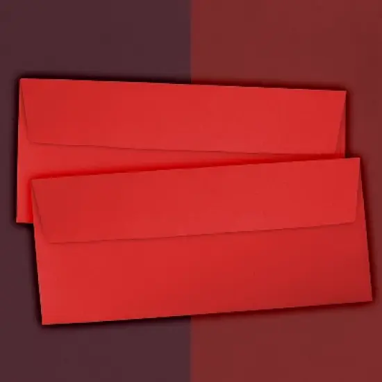 JAM Paper #10 Business Colored Envelopes 4.125 x 9.5 Red Recycled 67161 image {3}