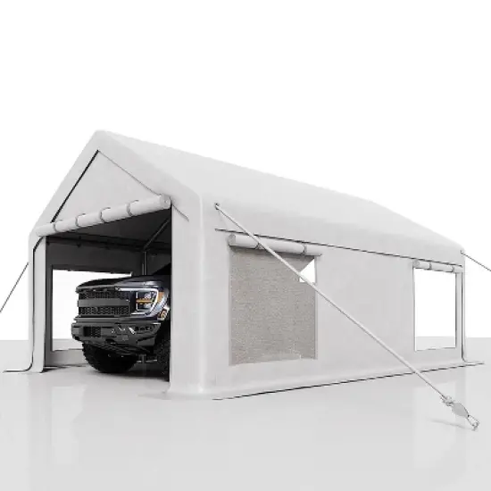 GustoWave 10x20 FT Waterproof UV-Resistant Heavy-Duty Canopy Carport image {7}