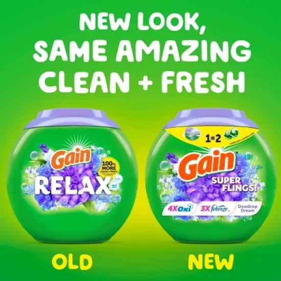 Gain Power Relax Laundry Detergent Pods - 18ct image {8}