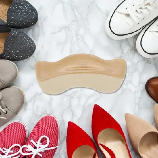 Unique Bargains Wearable Shoes Heel Pads One Size 1 Pair image {5}