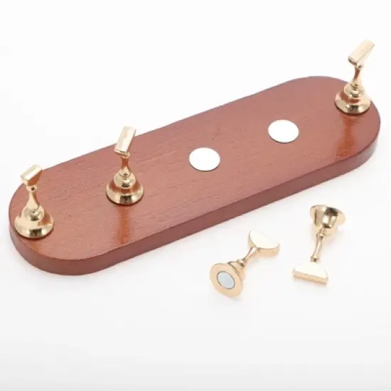 Unique Bargains Durable Oval Nail Display Stand 1 Set image {2}