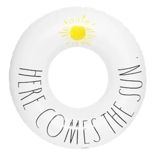 CocoNut Float Rae Dunn 32" Junior Ring Pool Float image {3}