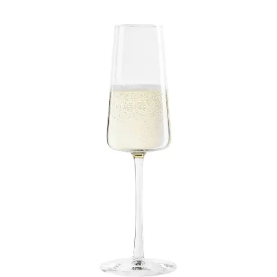 8oz 4pk Crystal Power Champagne Flute Glasses - Stolzle Lausitz image {1}