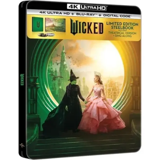 Wicked (Steelbook) (Steelbook) (4K/UHD)(2024) image {1}