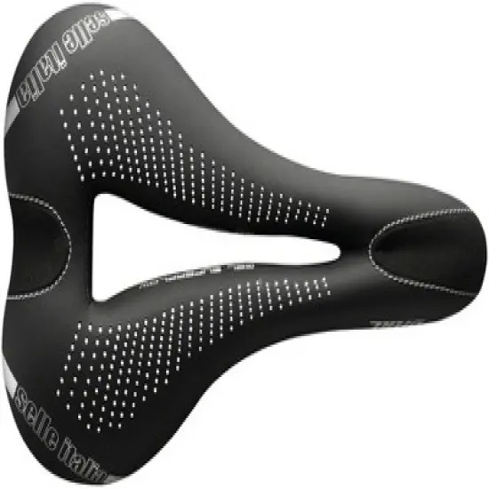 Selle Italia Diva Gel Superflow Saddle - Black Rail Material: Titanium Width: 135 image {1}