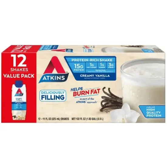 Atkins RTD Shake - Creamy Vanilla image {7}