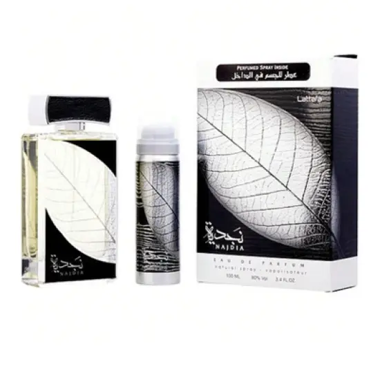 Lattafa Najdia By Lattafa Unisex Apple, Cinnamon, Lavender, Watery Notes, Rosemary  Eau De Parfum Spray 3.4 Oz & Deodorant Spray 1.6 Oz image {1}