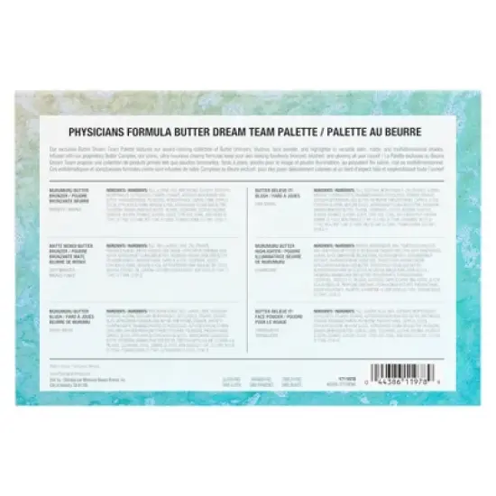 Physicians Formula Butter Dream Team Palette - Murumuru Butter  - 1.19oz image {3}