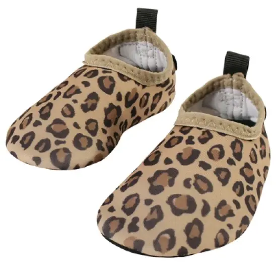 Hudson Baby Infant and Toddler Water Shoes for Sports, Yoga, Beach and Outdoors, Leopard image {3}