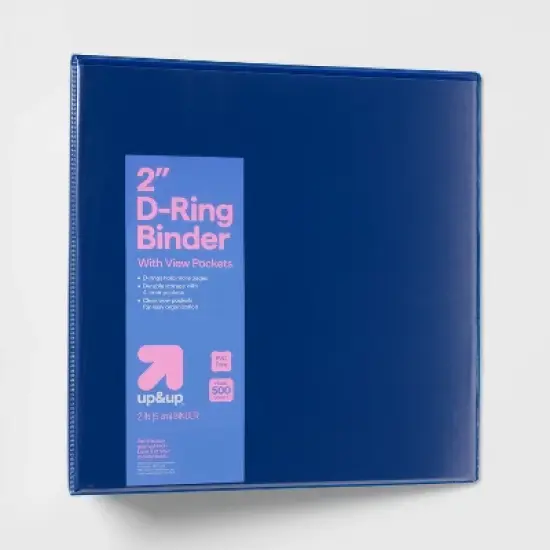 2" 3 Ring Binder Clear View - up&up&trade; image {4}