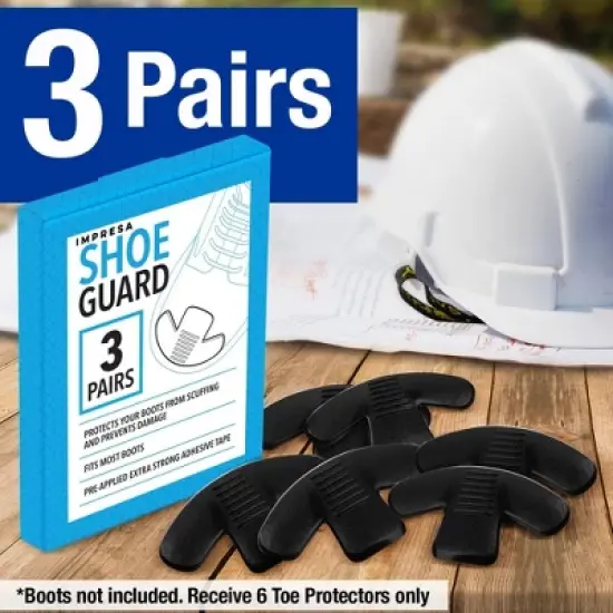 Impresa 6 Pack Boot Toe Protectors to Stop Early Wear & Replacement, Boot Protector Toe Guard to Prevent Tears & Damage image {5}