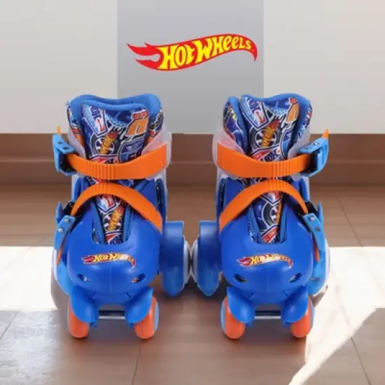 Hot Wheels Kids Trainer Skates - Light Up Wheels, ABEC 5 Bearings, Durable PVC Material image {4}