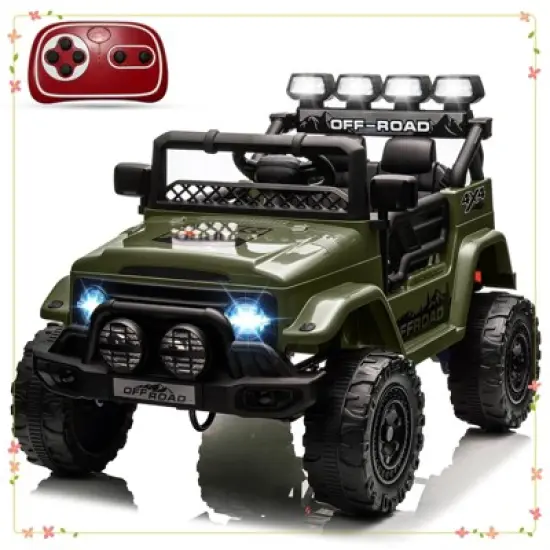 12V Kids Ride On Toy for Kids Ages 37-96 Months,Electric Truck Ride On Car with 5MPH Max Speed image {8}