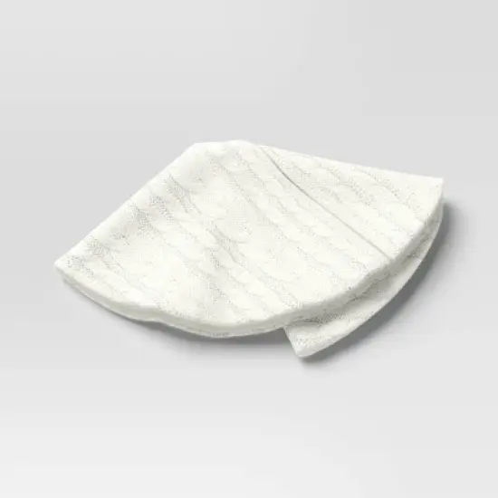 
16" Cable Knit Mini Christmas Tree Skirt - Wondershop&trade; image {4}