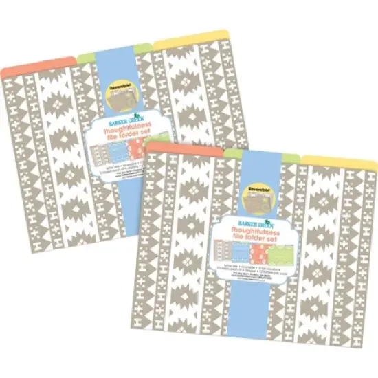 Barker Creek 24ct File Folders - Thoughtfulness: Multicolor Cardstock, Floral Design, Top Tab, 9.5" x 141" image {6}