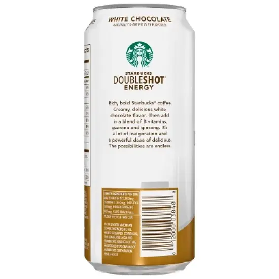 Starbucks Double Shot White Chocolate - 15 fl oz Can image {1}