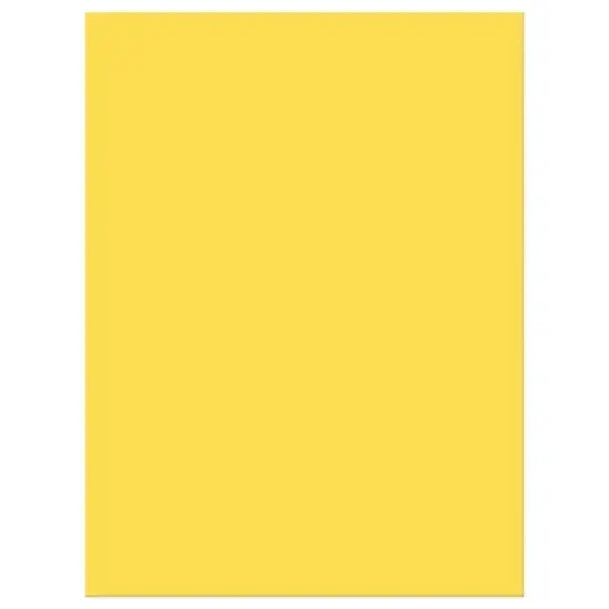 Prang&reg; Construction Paper, Yellow, 9" x 12", 50 Sheets Per Pack, 10 Packs image {2}
