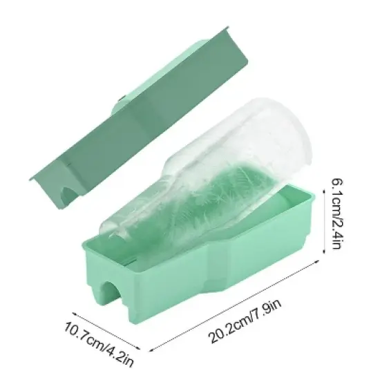 For Stanley Cup Integrated Silicone Ice Lattice Mold &ndash; Black Ice Maker Case for Easy Ice Cube Production image {2}