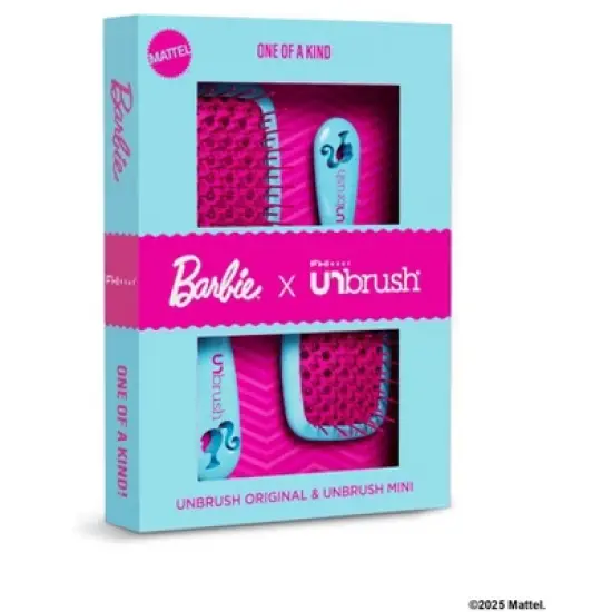 Unbrush Barbie Duo Set Regular & Mini Brush image {5}