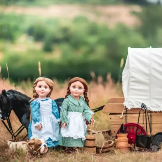 The Queen's Treasures Little House 1880's Dishware Set For 18 Inch Dolls image {4}