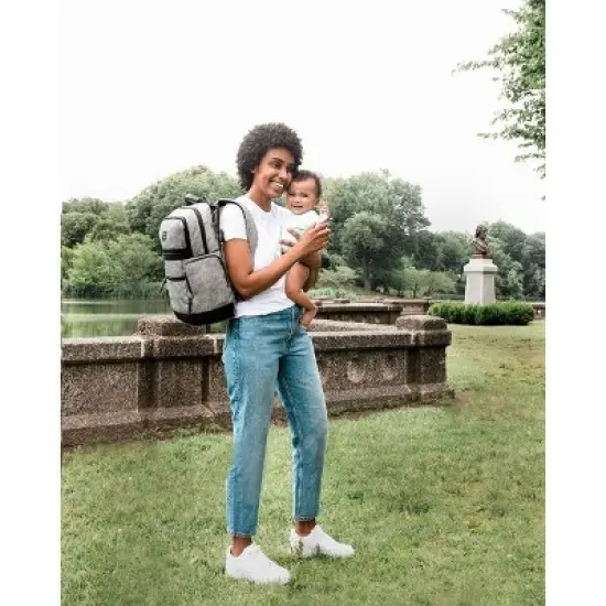 Eddie Bauer Sport Traveler Back Pack Diaper Bag - Gray image {9}