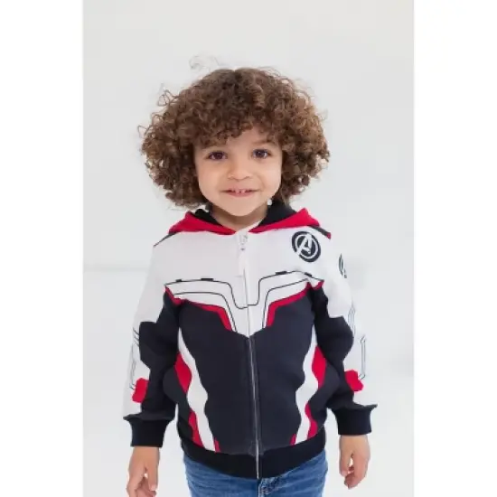 Marvel Spider-Man,Avengers Fleece Zip Up Hoodie Toddler image {1}