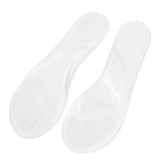 Unique Bargains Self Adhesive 3/4 Foot Care Arch Support Silicone Massage Insoles Cushions Pads image {3}