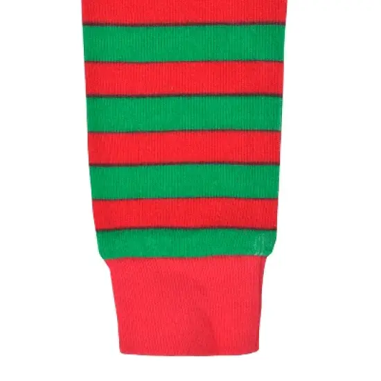 Gerber Baby Winter Holiday Neutral Long Sleeve Snug Fit Footed Cotton Pajama image {3}