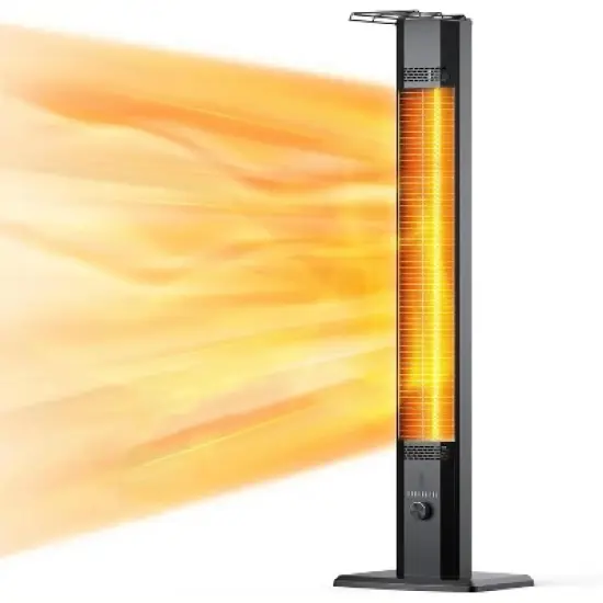 vanccasso Patio Heater, Portable Outdoor Heater Super Quiet Electric Heaters for Indoor Outdoor Use image {3}