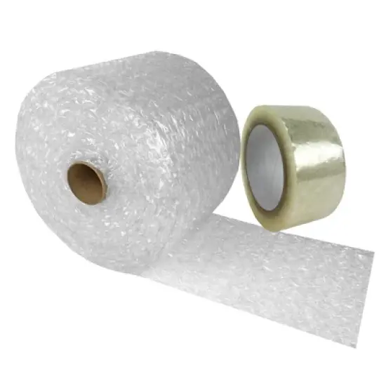 UBMOVE Packing Supplies Kit- Large Bubble Roll 65&rsquo; x 12&rdquo; and Packing Tape 2&rdquo; x 55&rsquo; image {1}