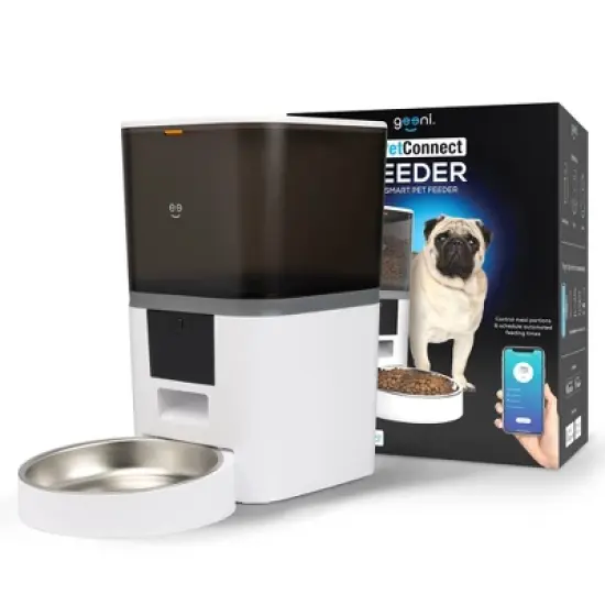 Geeni PetConnect Feeder 6L Smart Pet Feeder: Automated Feeding for Dogs & Cats, App Control image {4}