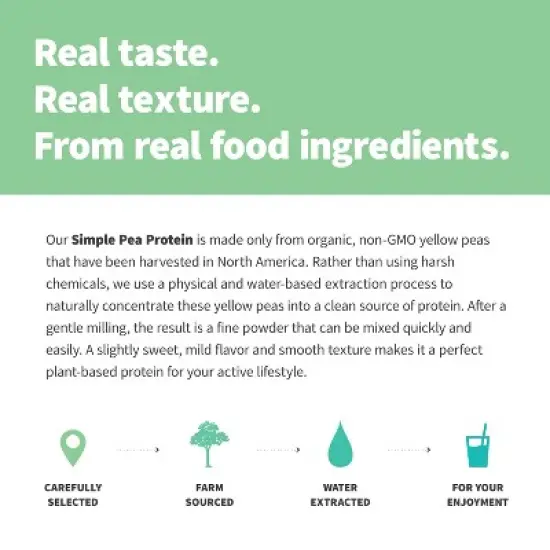 Simple Protein | Organic Pea Protein (unflavored), 1 lb image {5}