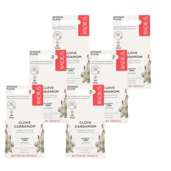 Radius Clove Cardamom Sponge Floss - Case of 6/55 yd image {6}