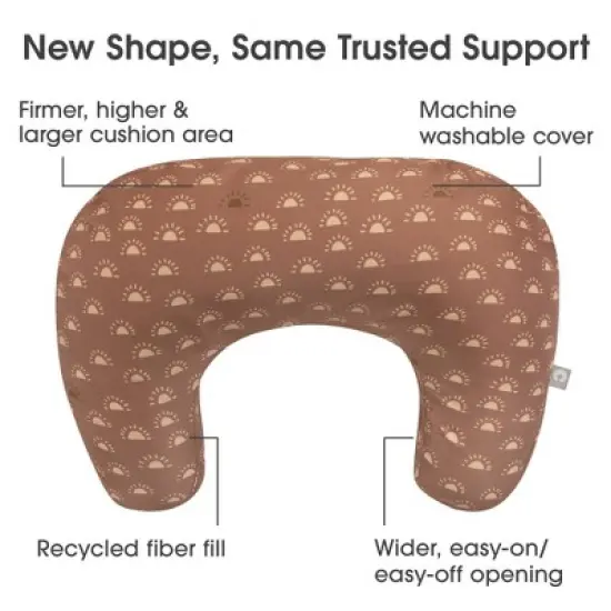 Boppy Nursing Pillow - Clay Gold Suns image {2}