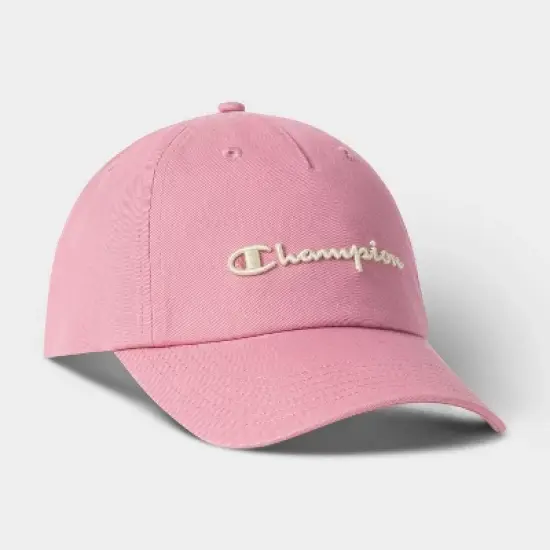 Champion Adult Script Twill Baseball Hat - Cosmic Pink image {2}