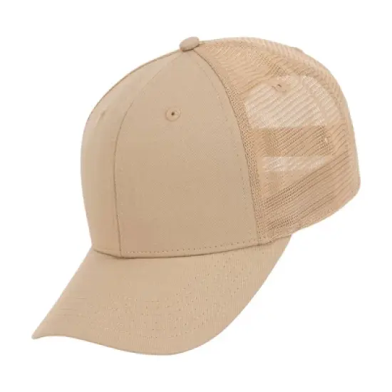 Pro Player Adult Polyester Baseball Hats - Khaki image {3}