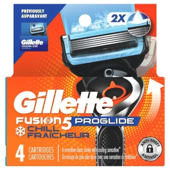 Gillette ProGlide Chill Razor Refills for Men image {1}