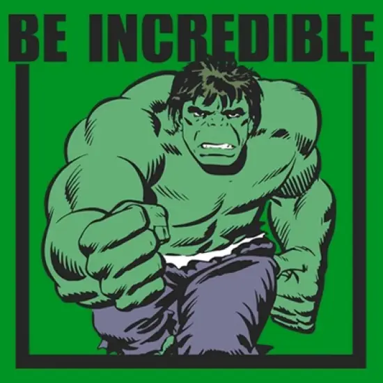 Boy's Marvel Hulk Be Incredible T-Shirt image {1}