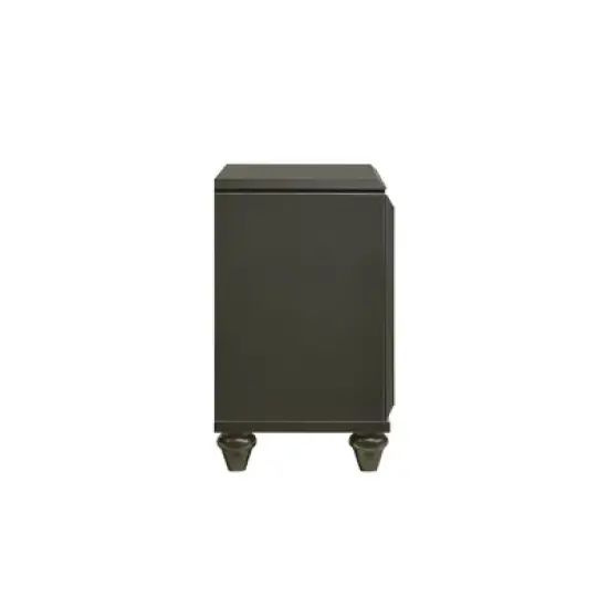 Faris 2 Drawer Nightstand Black - Picket House Furnishings image {2}