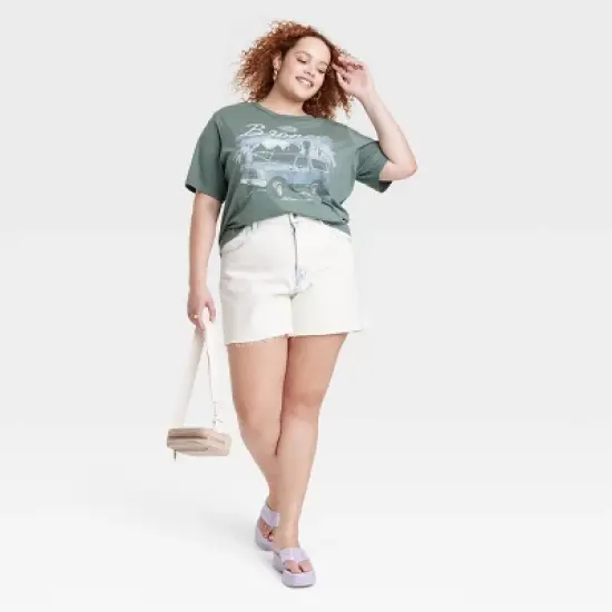 Women's Ford Bronco Short Sleeve Graphic T-Shirt - Green image {2}