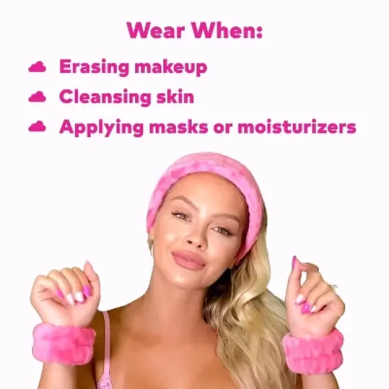 MakeUp Eraser Drip Eraser Head Band/Wrist Guards - 3ct image {5}