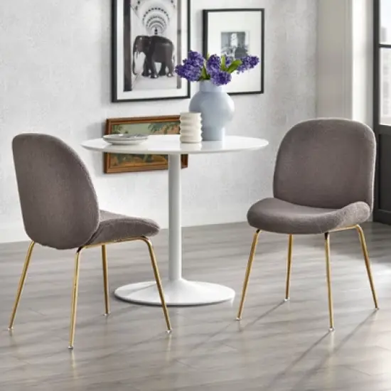 Set of 2 Shaun Upholstered Modern Dining Chairs - Lifestorey image {2}
