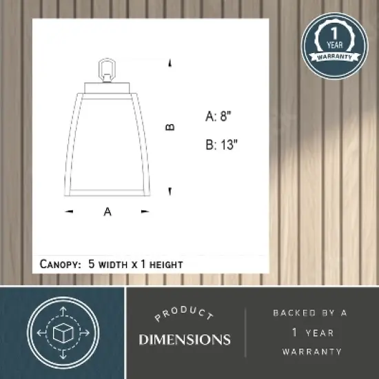 VAXCEL Granville 1 Light Bronze Outdoor Lantern Pendant Clear Glass image {5}