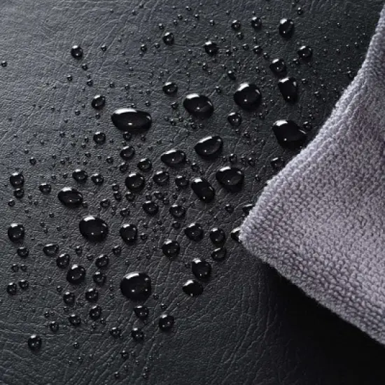 WeChef 10 Pack Restaurant Menu Covers 8.5" x 14" Book Style 8 Views Clear Cafe Black image {4}