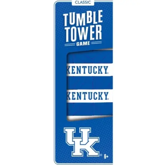 MasterPieces Real Wood Block Tumble Towers - NCAA Kentucky Wildcats image {1}