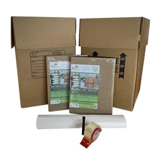 UBMOVE Kitchen Packing Boxes & Supplies Kit #2 - 2 Kitchen Boxes & Partitions image {8}