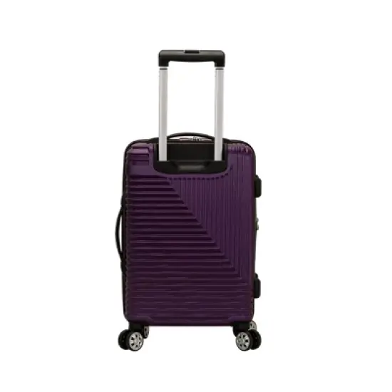 Rockland Star Trail 2pc Hardside Spinner Wheel Luggage Set - Purple image {2}