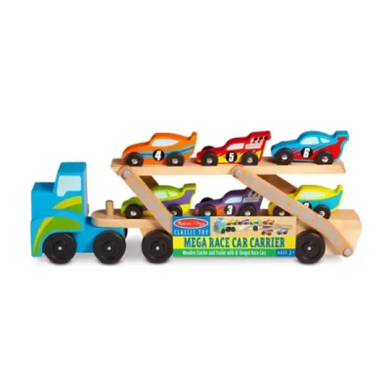 Melissa & Doug Mega Race-Car Carrier image {2}